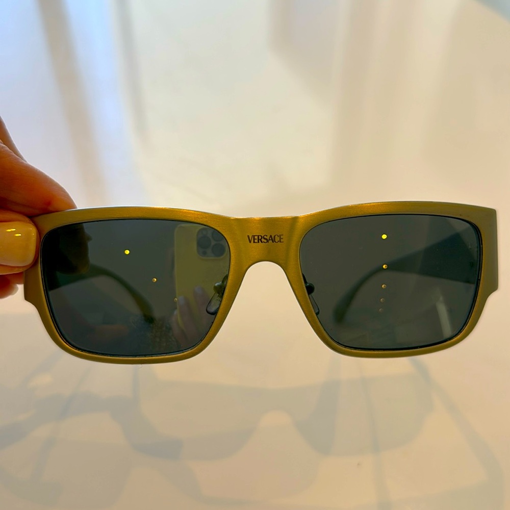 Versace sunglasses metal finish